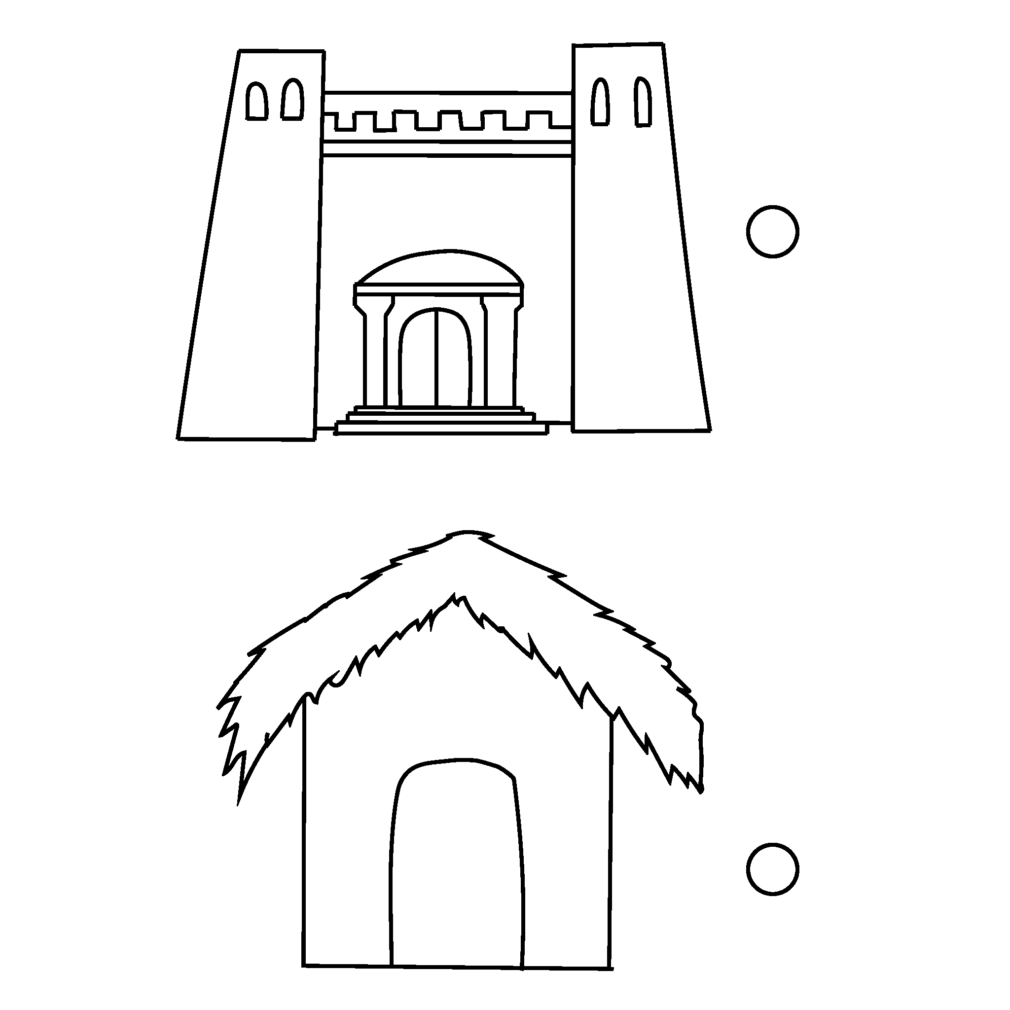 Weise Männer suchen nach Jesus.